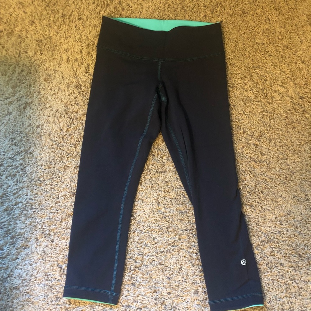 Lululemon wunder under crop ll reversible